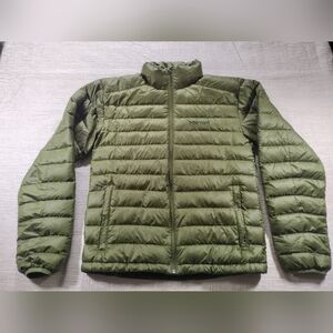 Marmot Zeus 700 Fill Down Jacket Lightweight Water Resistent Olive Green Men S